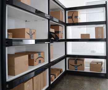 Amazon Package Storage at Paces Ridge at Vinings, Georgia